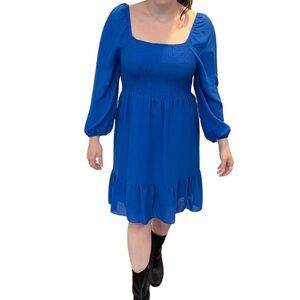 NWT Women’s Royal Blue Flowy Dress